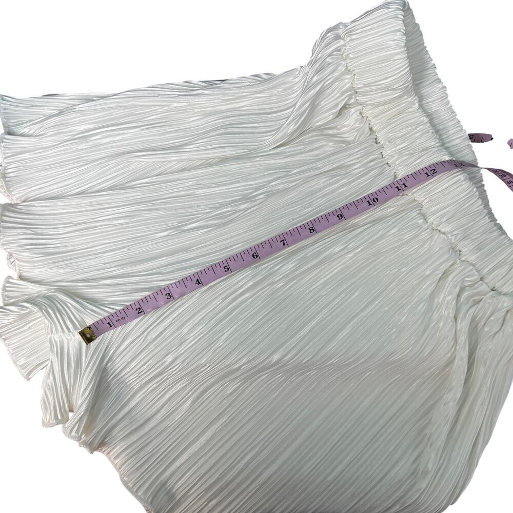 Womens Pleated Pull On Shorts Womens Small Fairy Coquette Angelcore Event Party - Picture 6 of 12